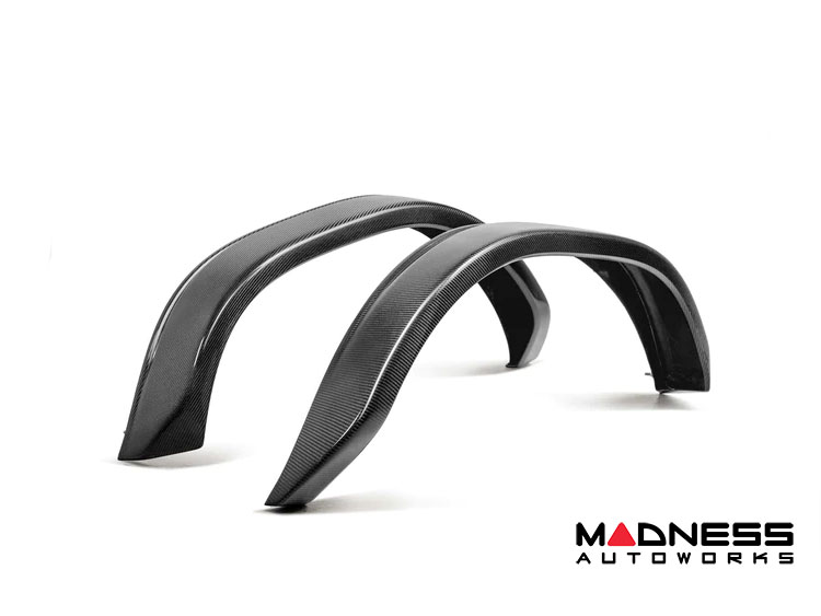 Ford Bronco Fenders Flares - Everglades - Carbon Fiber - Rear - 4 Door
